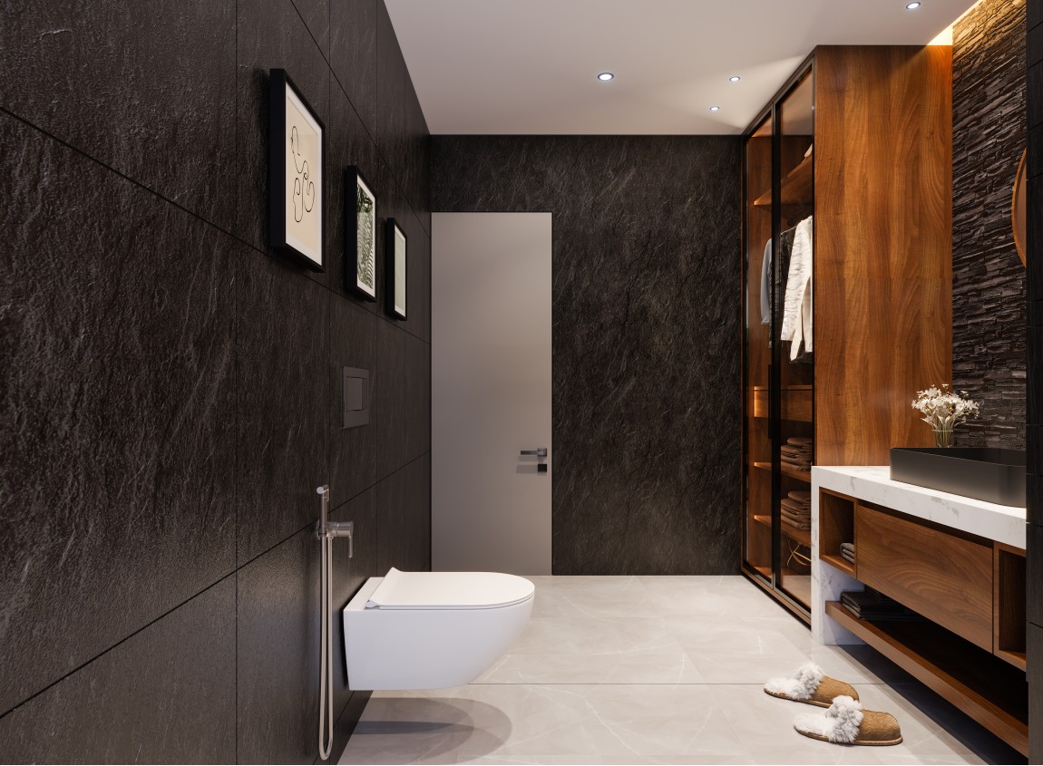 Luxurious Stone cladding Bathroom