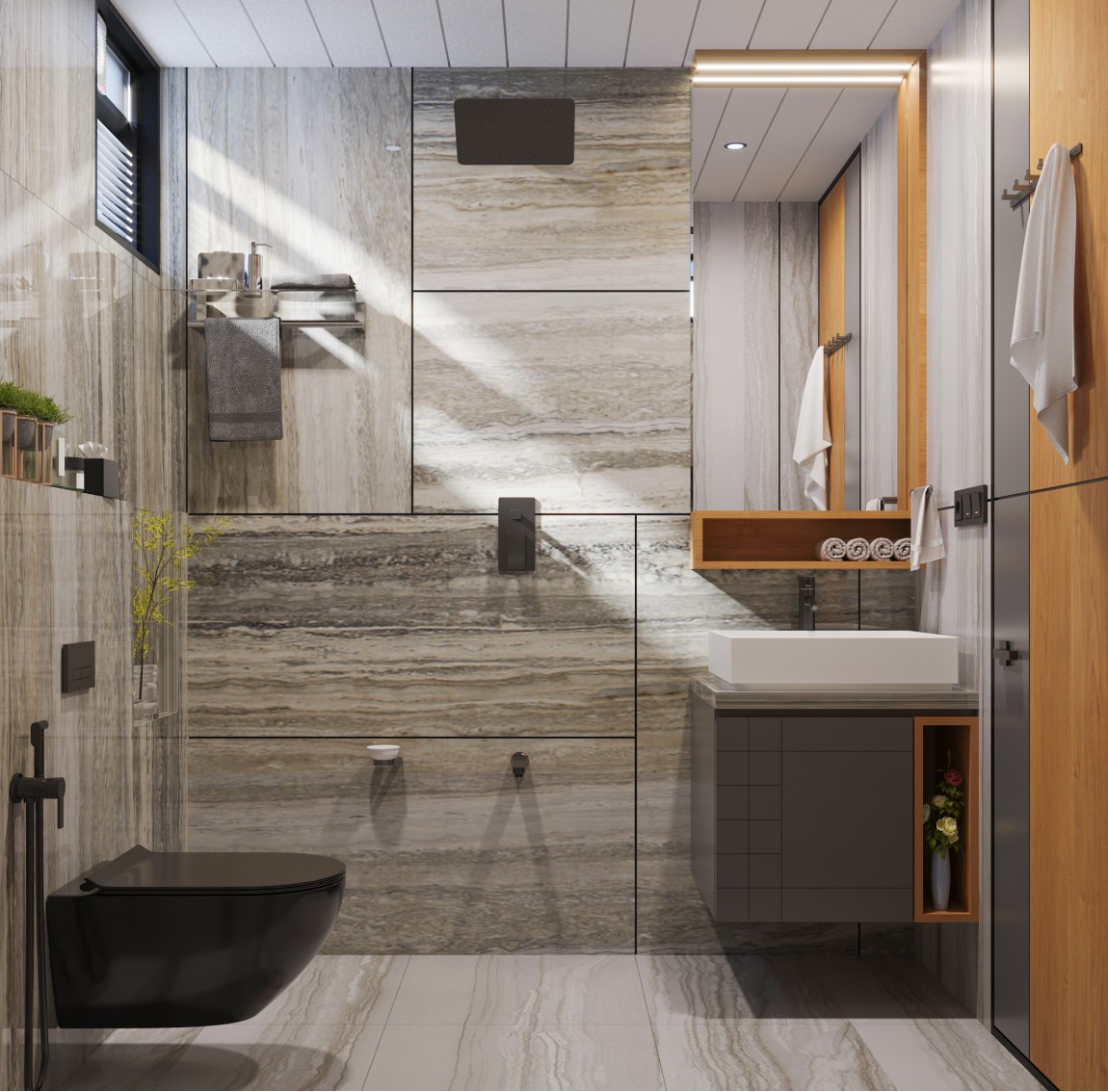 Modern contemporary bathroom design