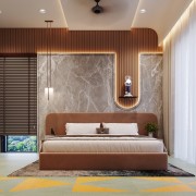 Modern Earth-Tone Bedroom