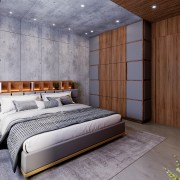 Modern style bedroom