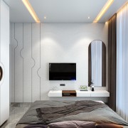 Simple Contemporary Designed Bedroom