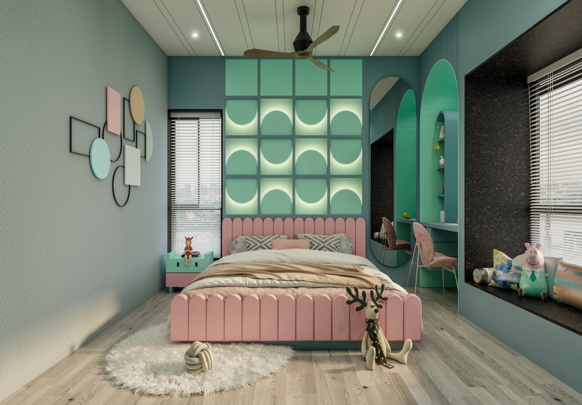 Chic Pastel Daughter Room Design