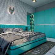 Santorini Inspired Bedroom Concept