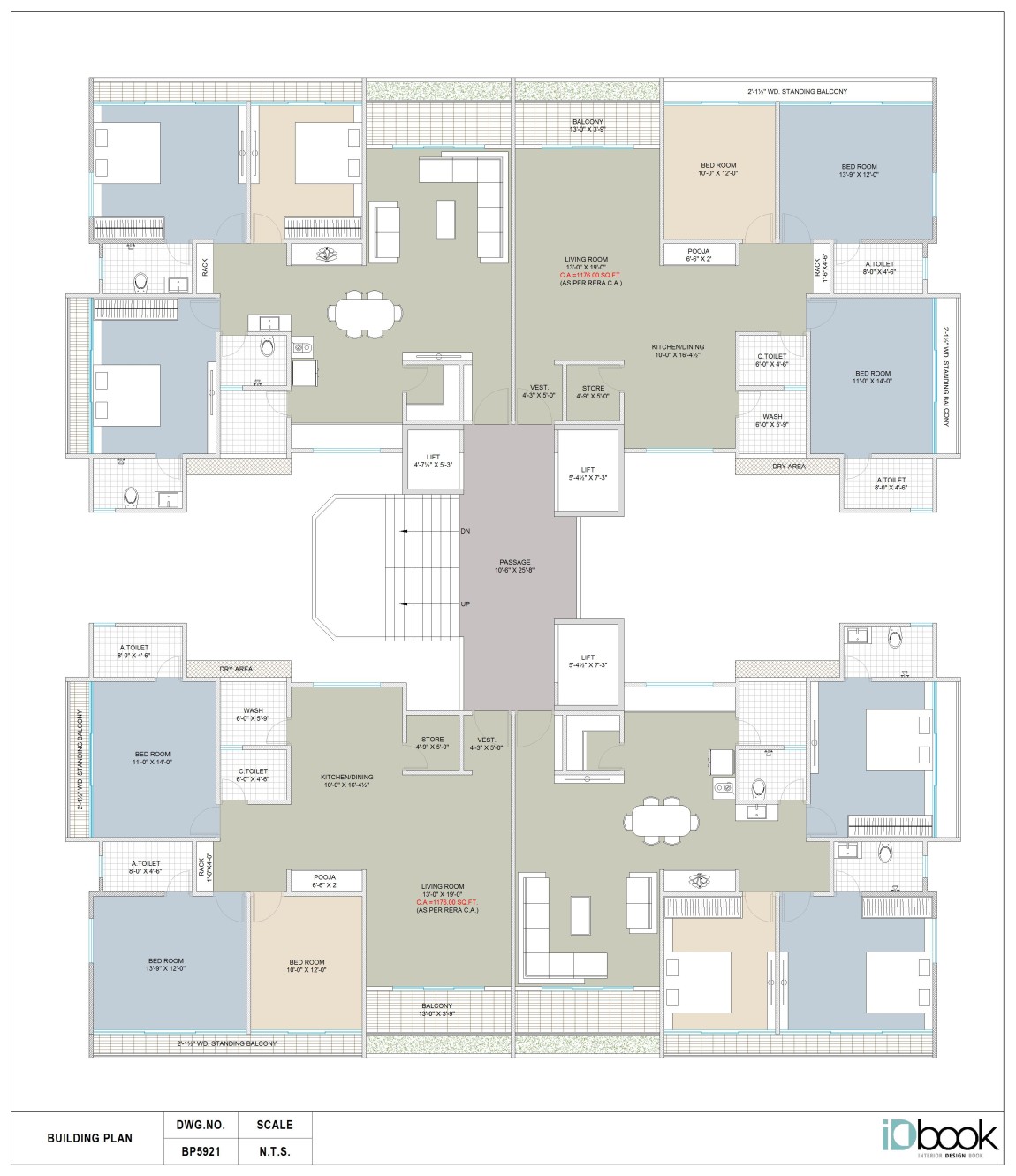 3 BHK Well Designed layout