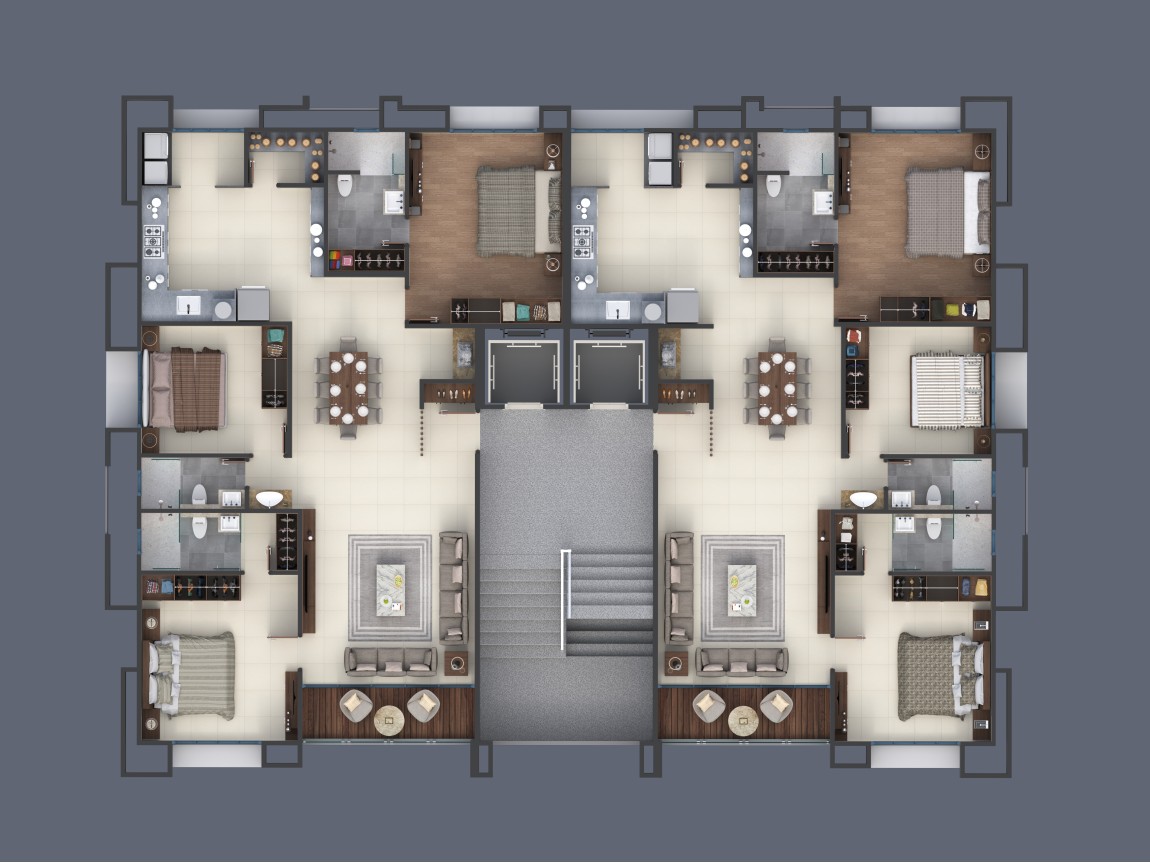 Perfect Admiring Residence Layout