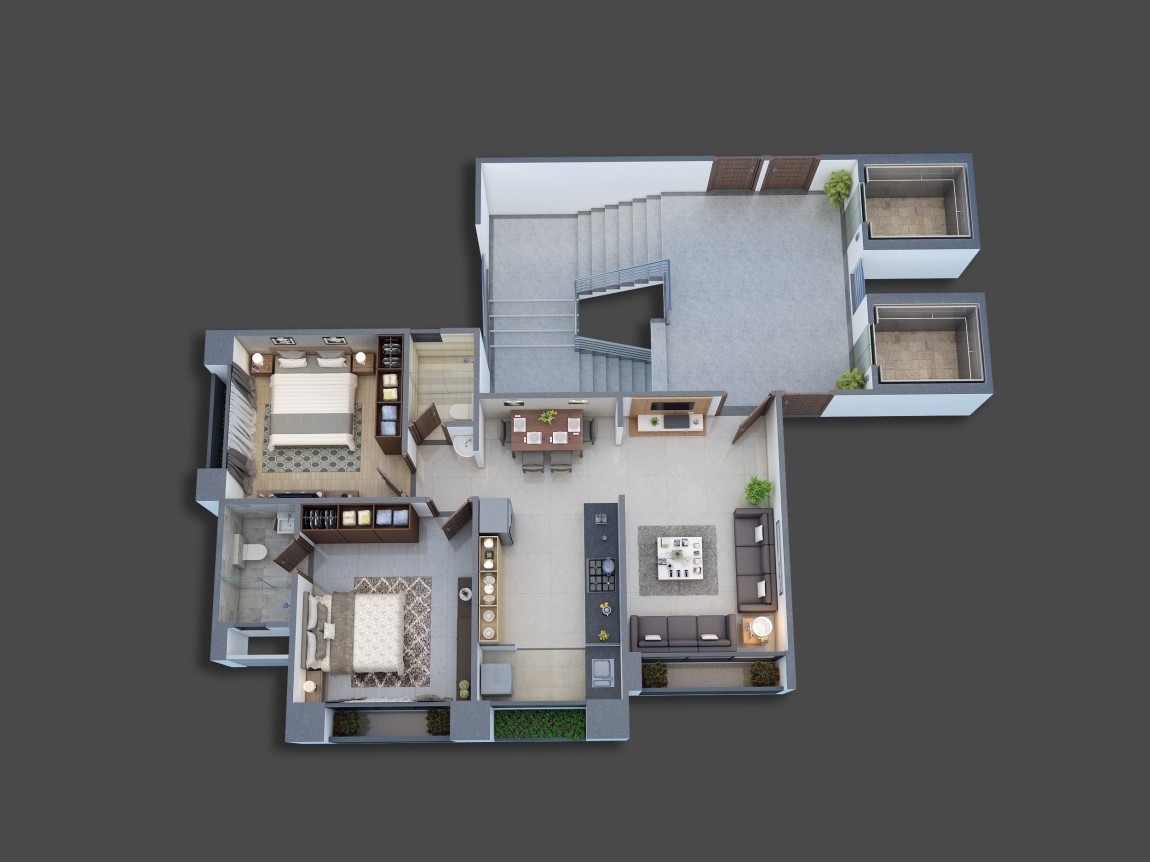 Cozy Simple house Floor Plan