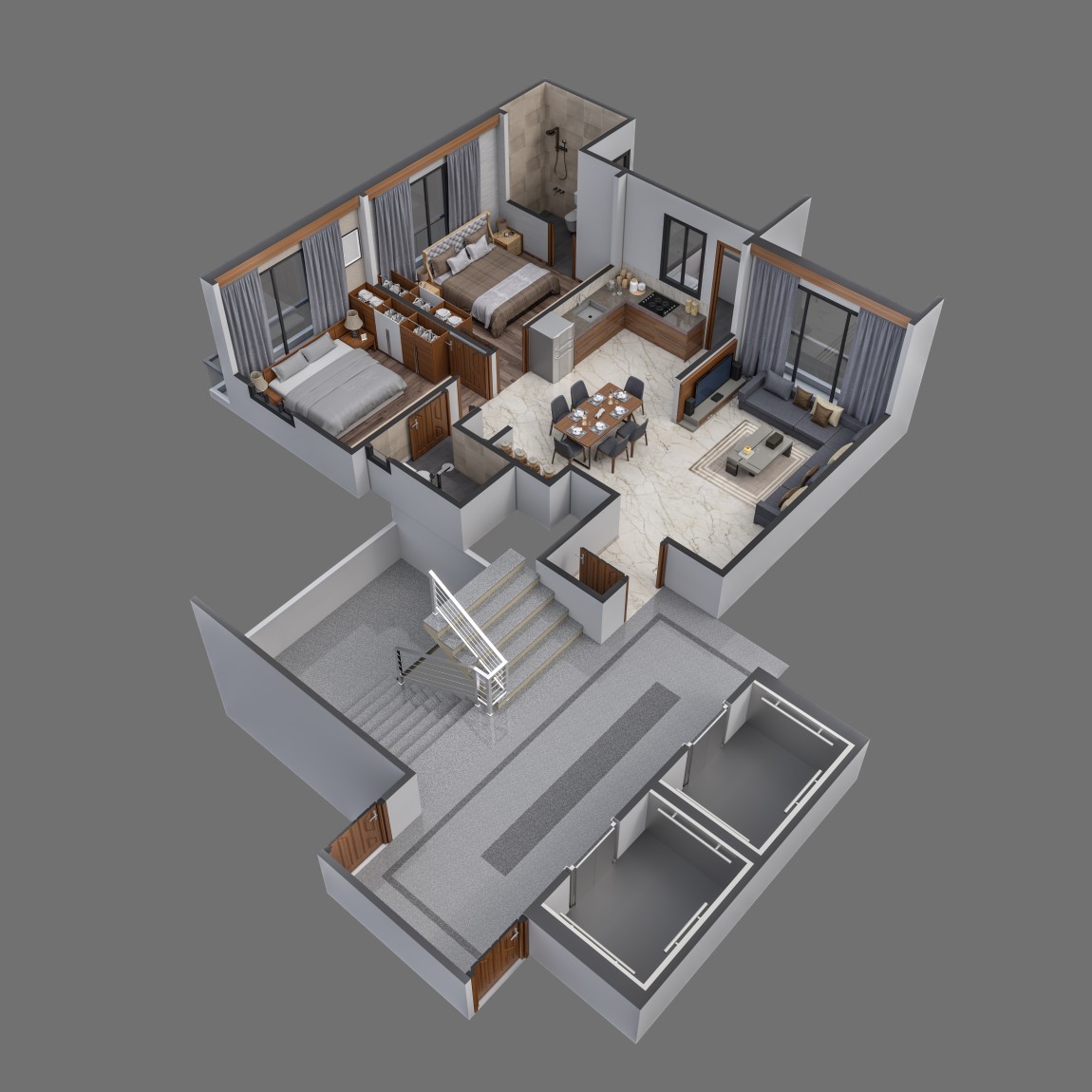 Confined Spaced Residential Layout