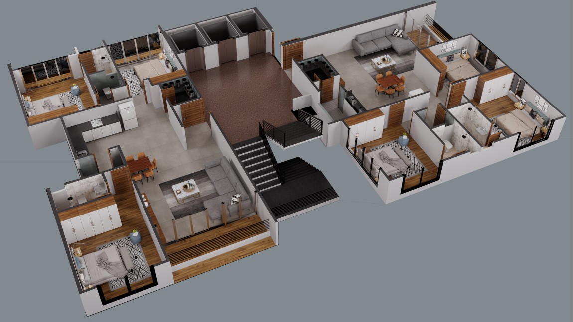 Extremely spacious Design layout