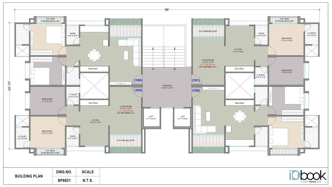 Open and spacious Layout Design