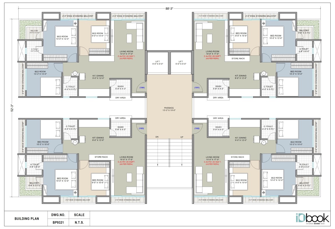 Organised Residence Layout Design