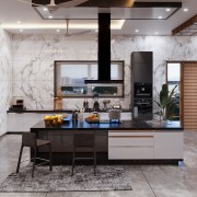 Elegant & Luxurious Kitchen-Dining Concept With Detail