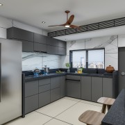 Mono-Contrast Kitchen Design