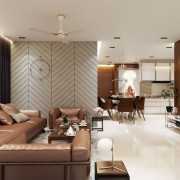 Voguish Living room design