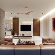 Voguish Living room design