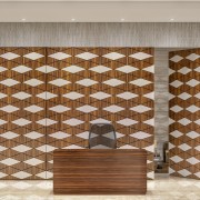 Geometric Wall Paneling