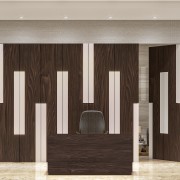 Dark and Light Wall Paneling