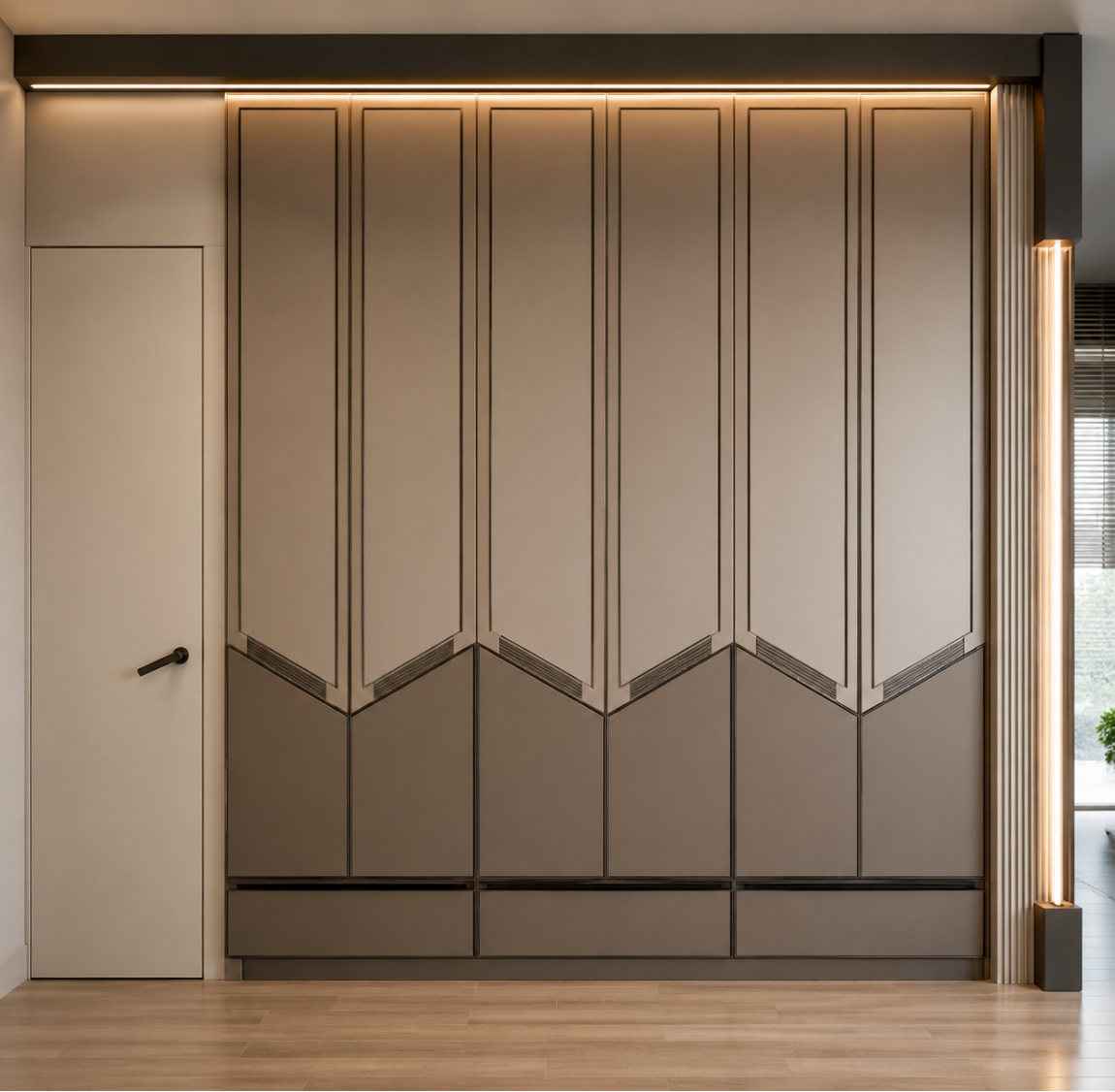 Chevron Luxe Wardrobe