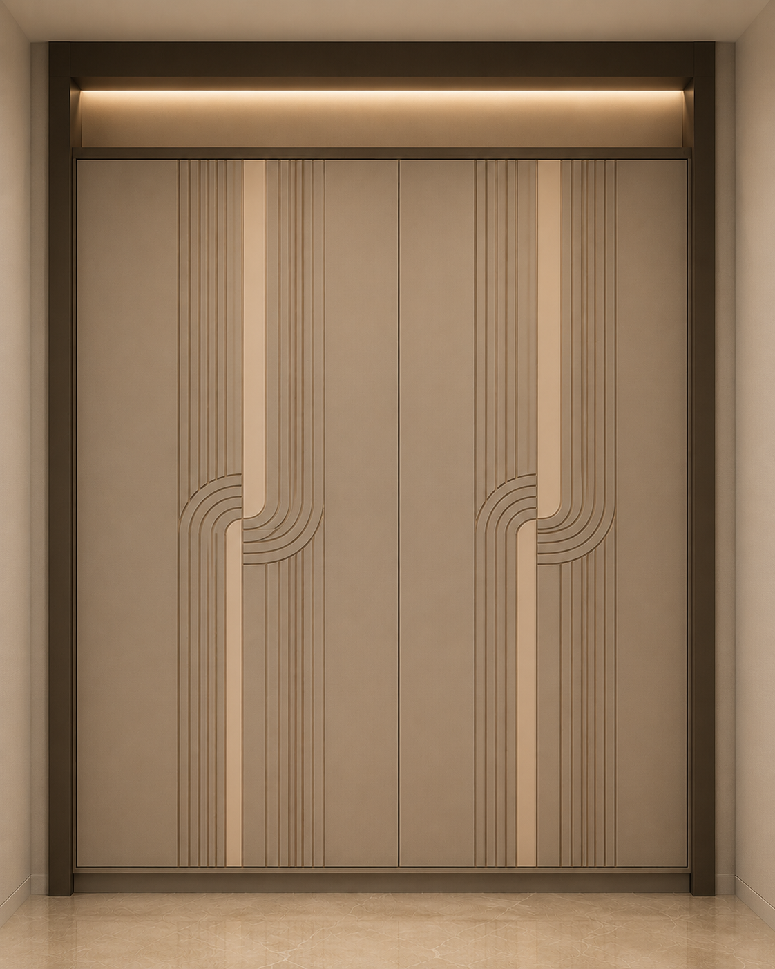sophisticated modern wardrobe