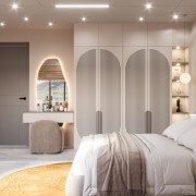 Bedroom for children with smooth