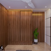 Raw Timber Theme Bedroom