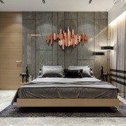 Gleaming Grey Bed room