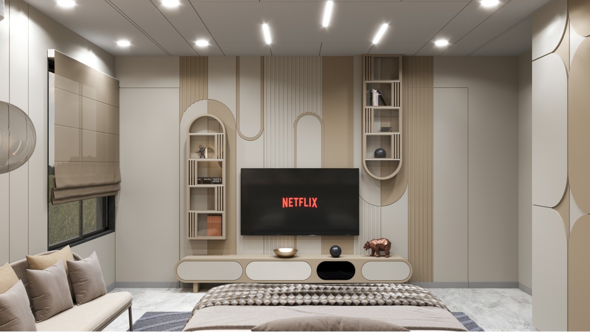 BEDROOM CLASS TV UNIT DESIGN