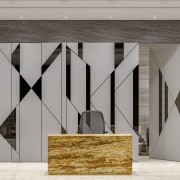 Monochrome Wall Paneling