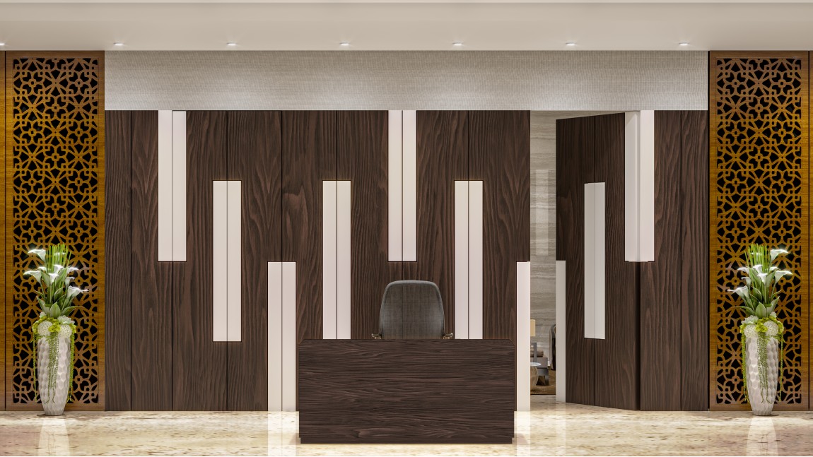 Dark and Light Wall Paneling